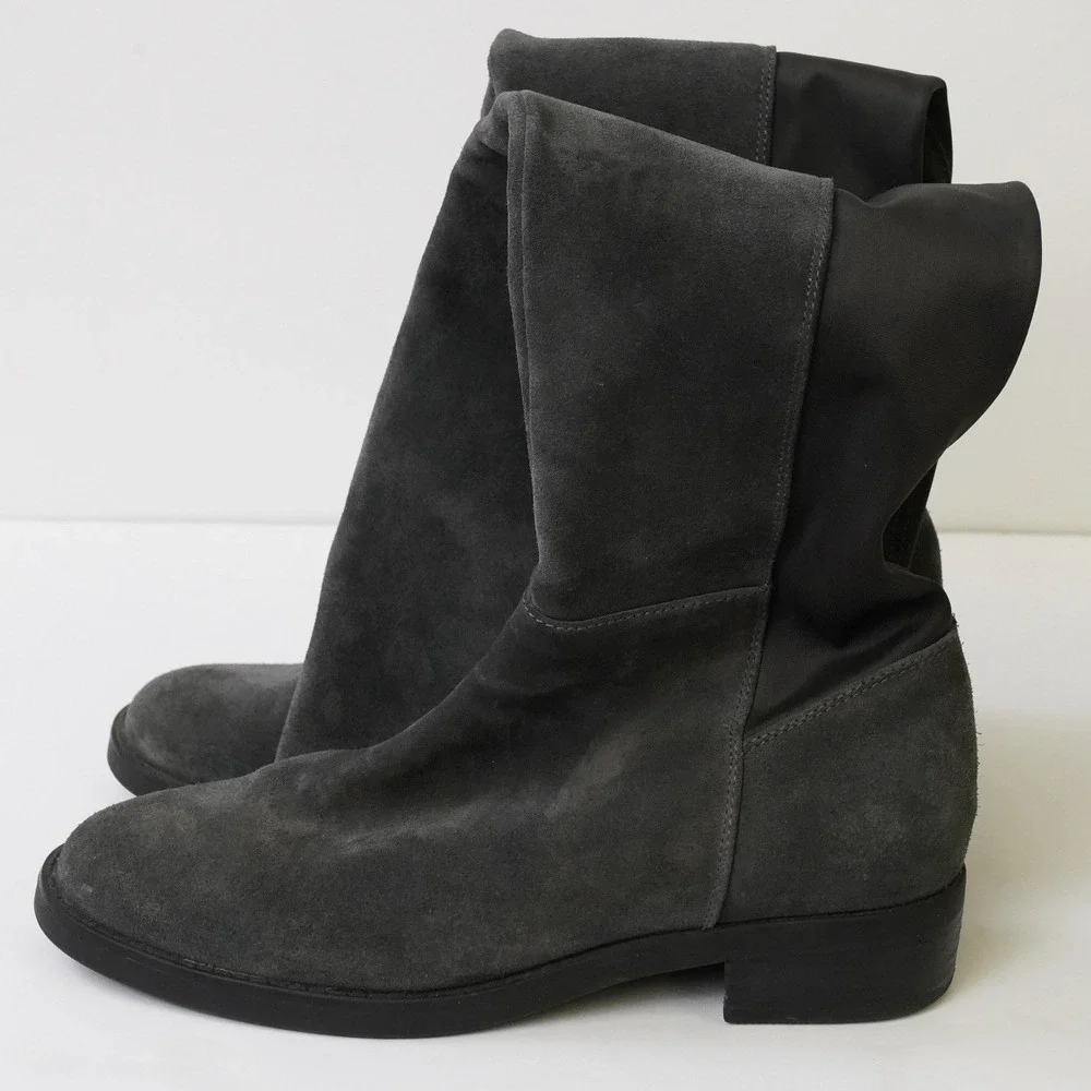 Blondo, Sierra Grey Suede Waterproof Tall‎ Over the Knee Boots 9.5M B5884-615
